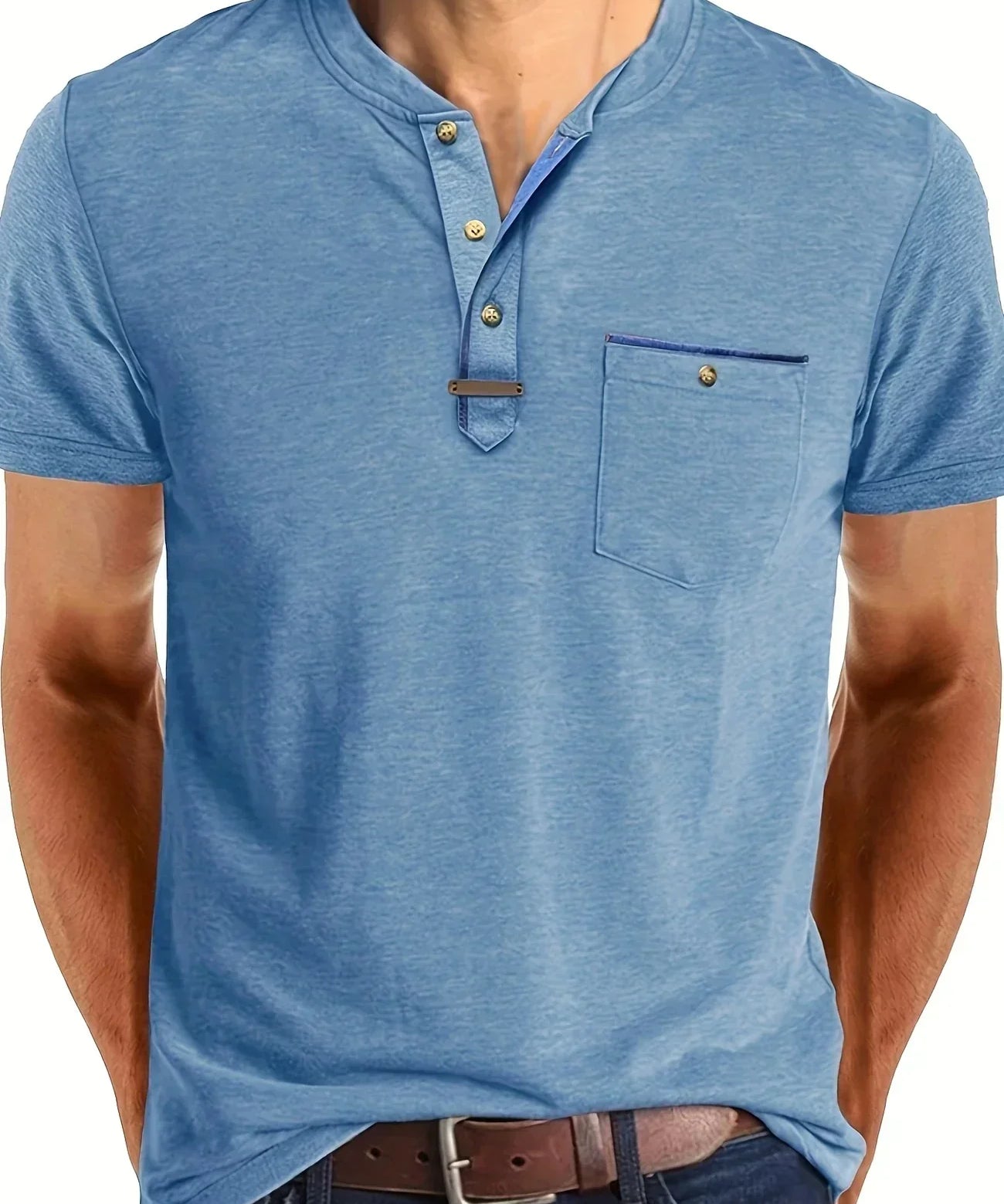 Geoffroy | Elegantes Rundhals-T-Shirt mit