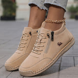 Mila  – Komfortable orthopädische Sneakers + Reissverschluss