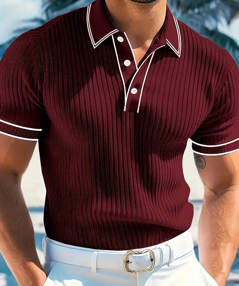 Florent | Elegantes Poloshirt mit kurzen Ärmeln