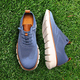 Ultra-Komfort Atmungsaktive Schuhe: Blau-Weiß