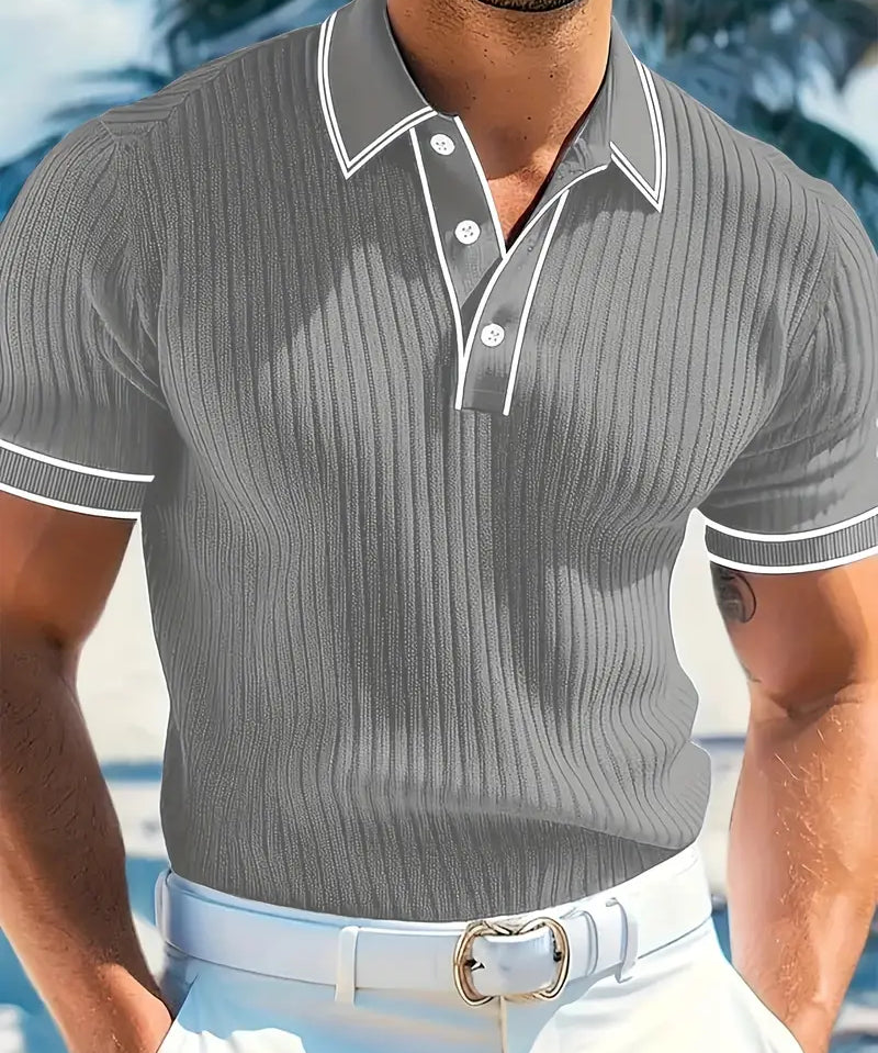 Florent | Elegantes Poloshirt mit kurzen Ärmeln