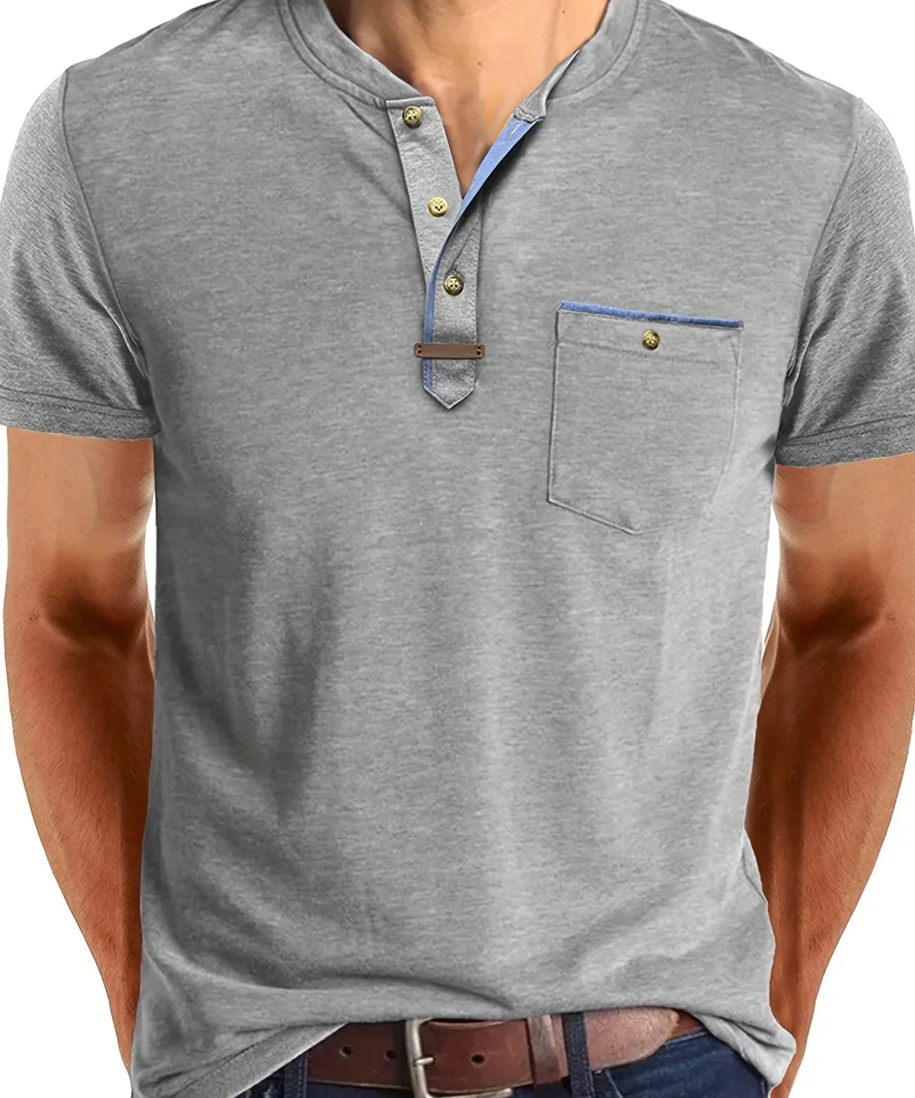 Geoffroy | Elegantes Rundhals-T-Shirt mit