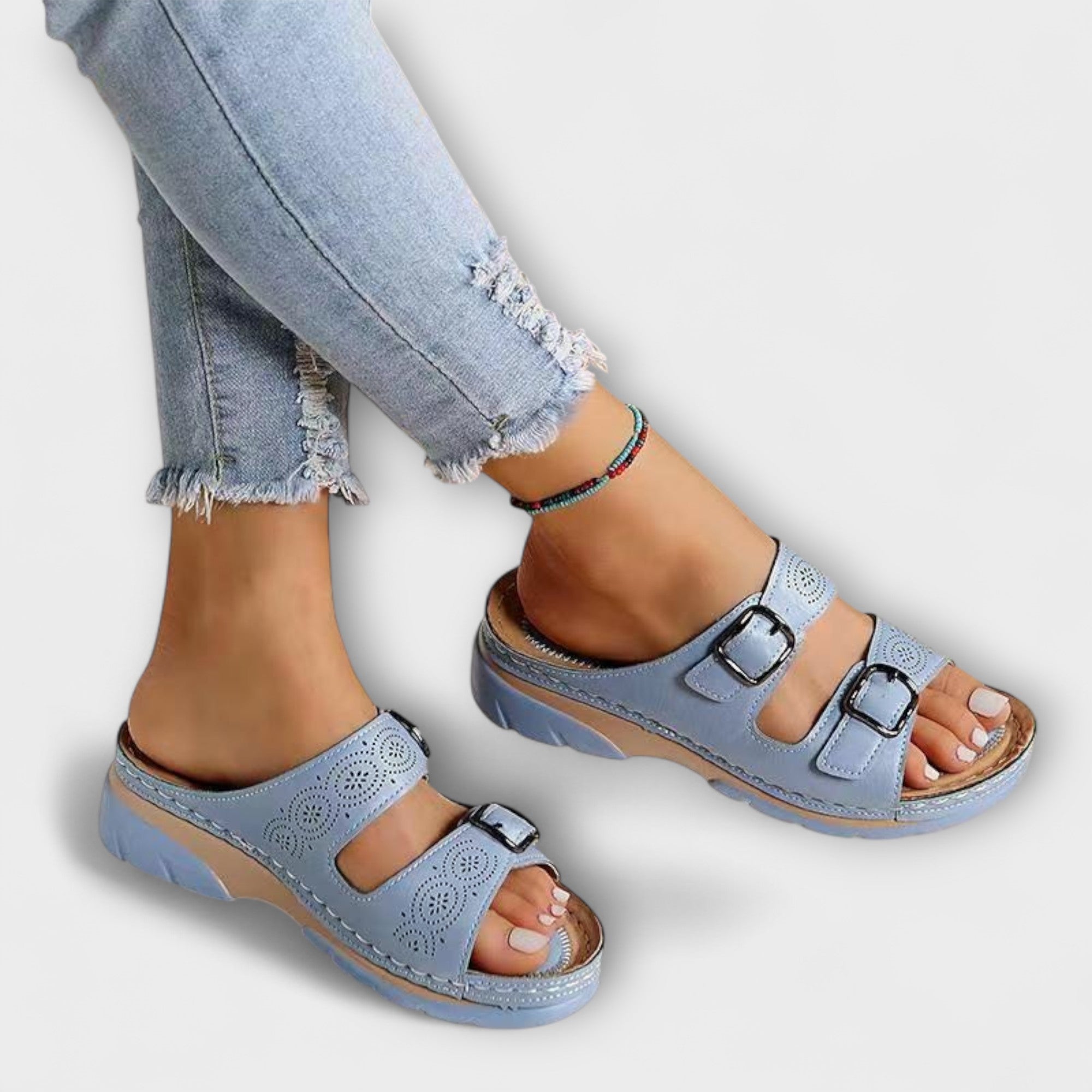 Orthopädische Leder-Sandalen