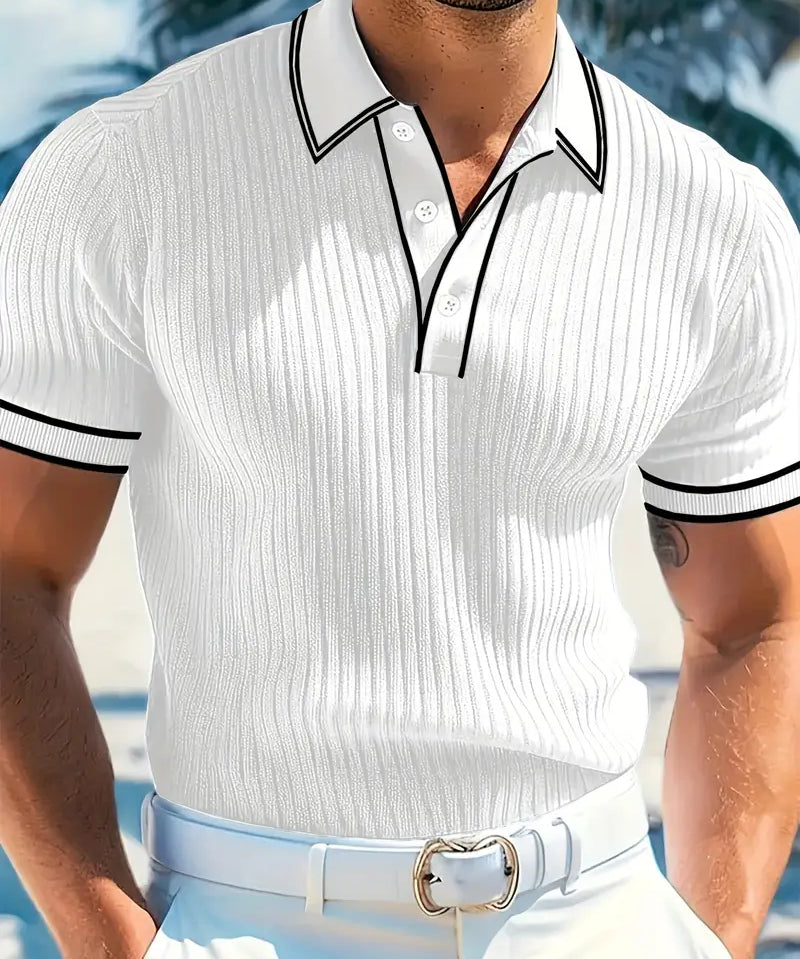 Florent | Elegantes Poloshirt mit kurzen Ärmeln