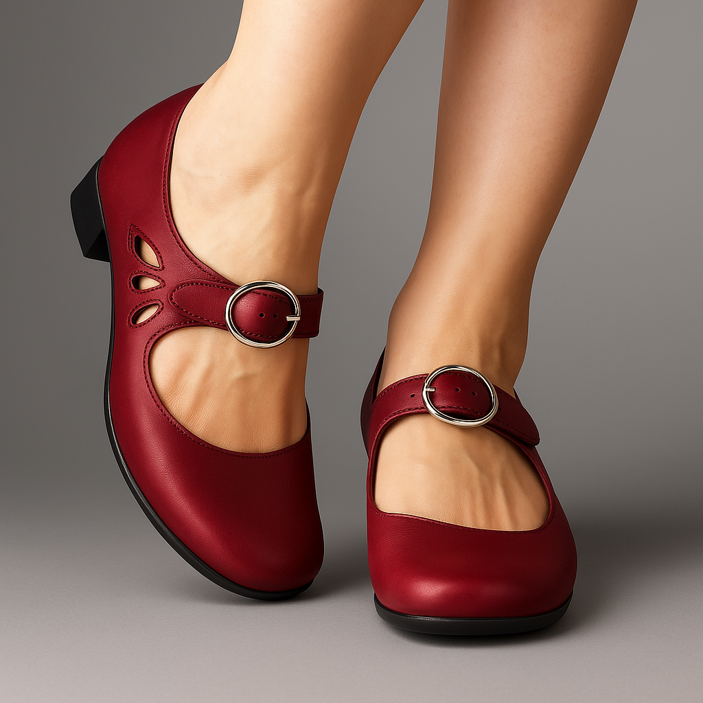Denisa - Orthopädische Ledersandalen