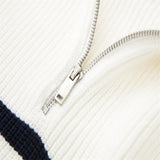 Cassien | Gestreifter Reißverschluss-Pullover