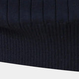 Mikkel | Baumwollpullover mit Halbzip