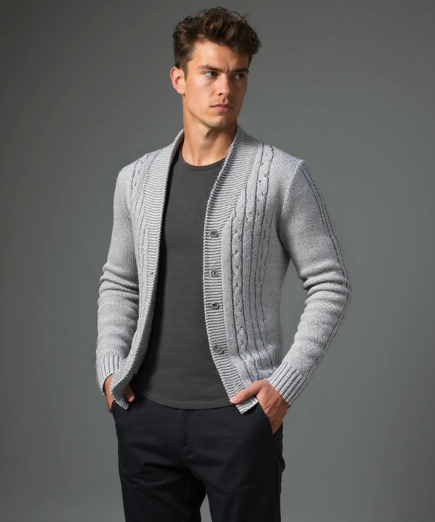 Noah | Eleganter Cardigan für Herren