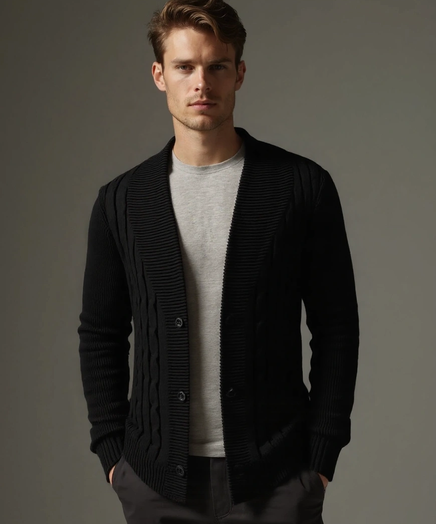 Noah | Eleganter Cardigan für Herren