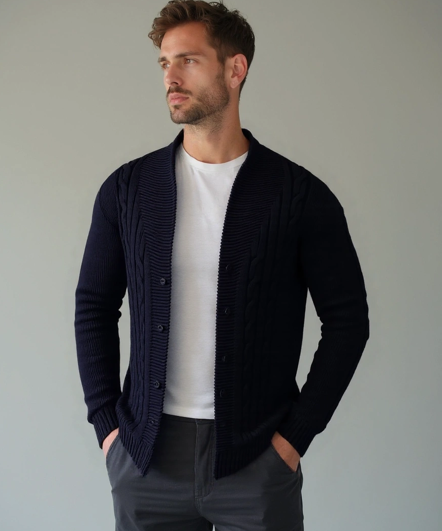 Noah | Eleganter Cardigan für Herren