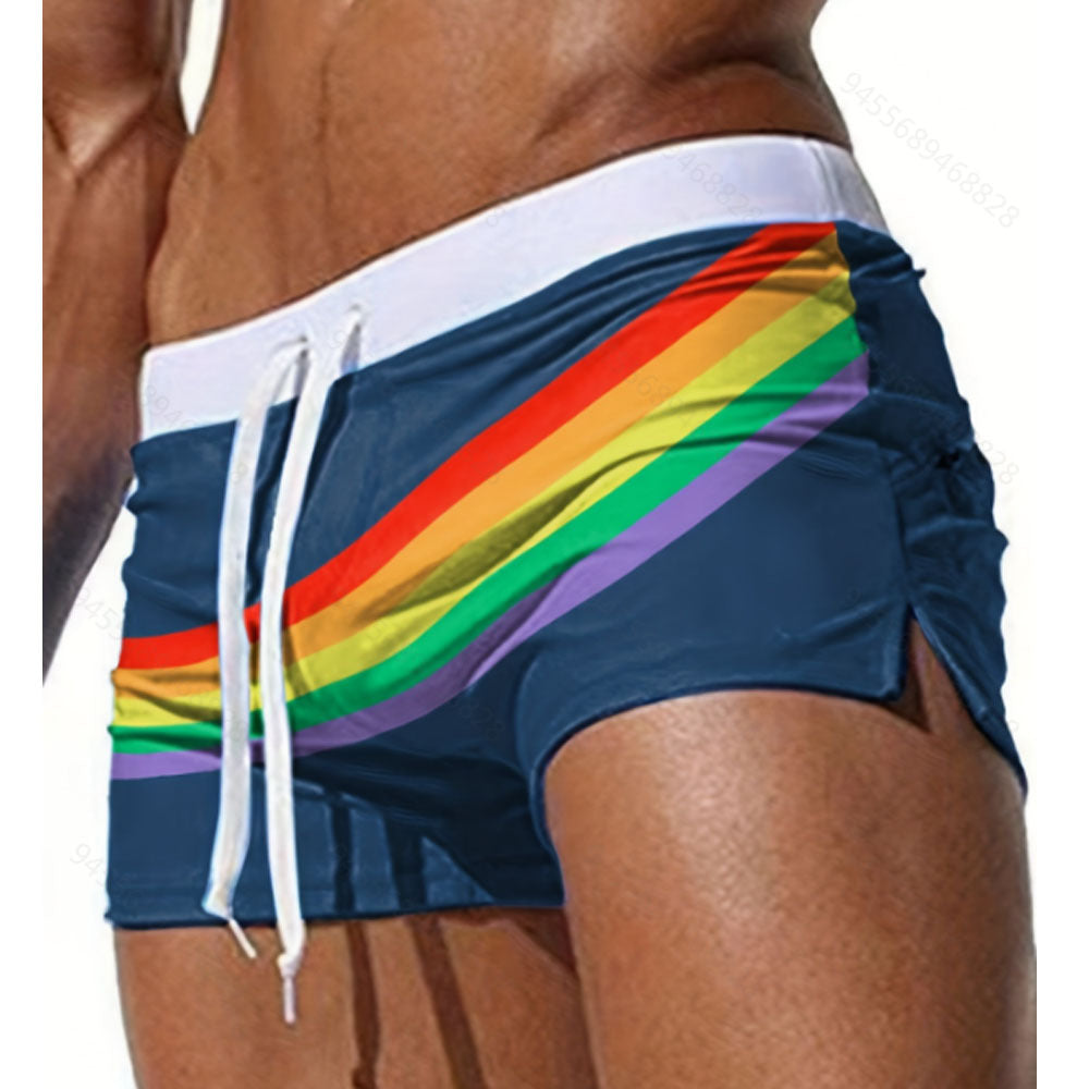 Raoul | Regenbogen Sport Badehose