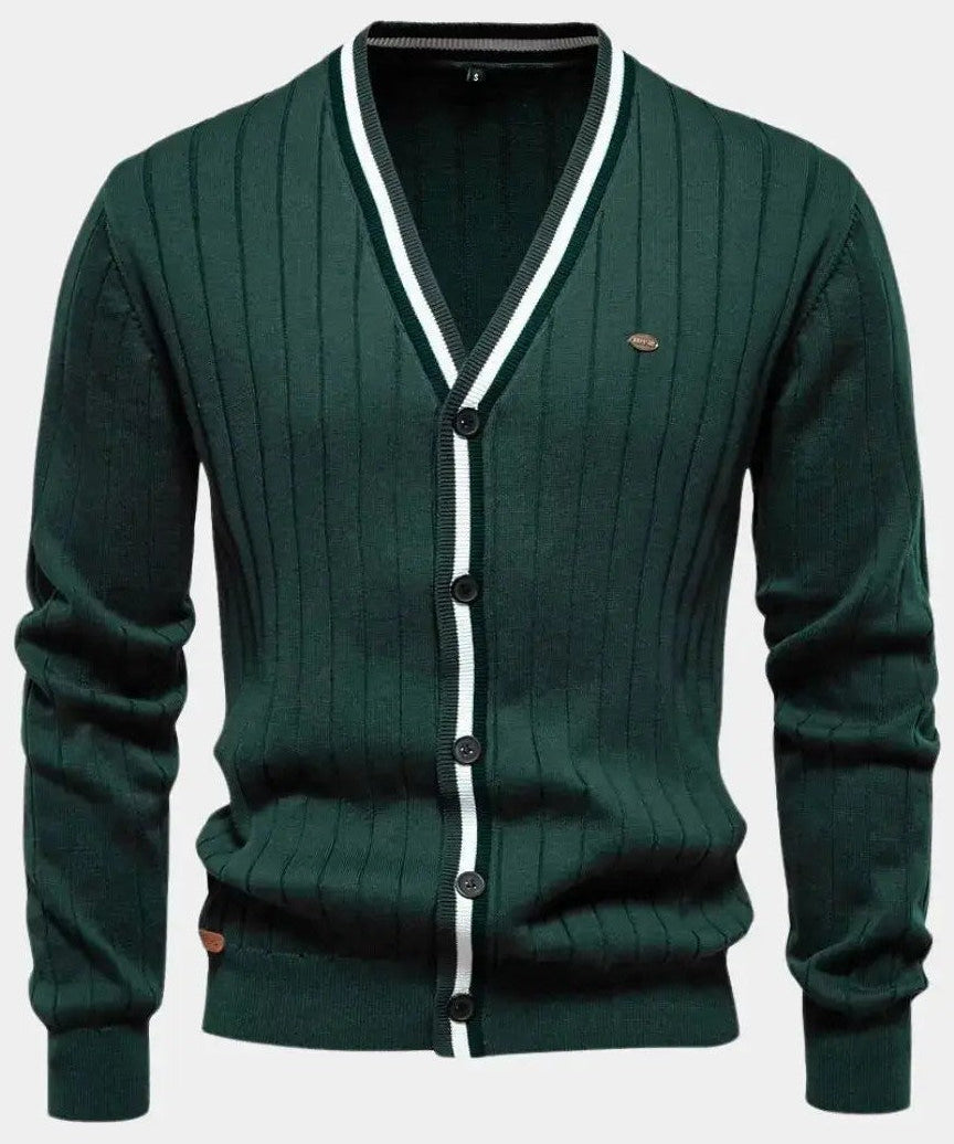 Oliver | Baumwollpullover mit Knöpfen
