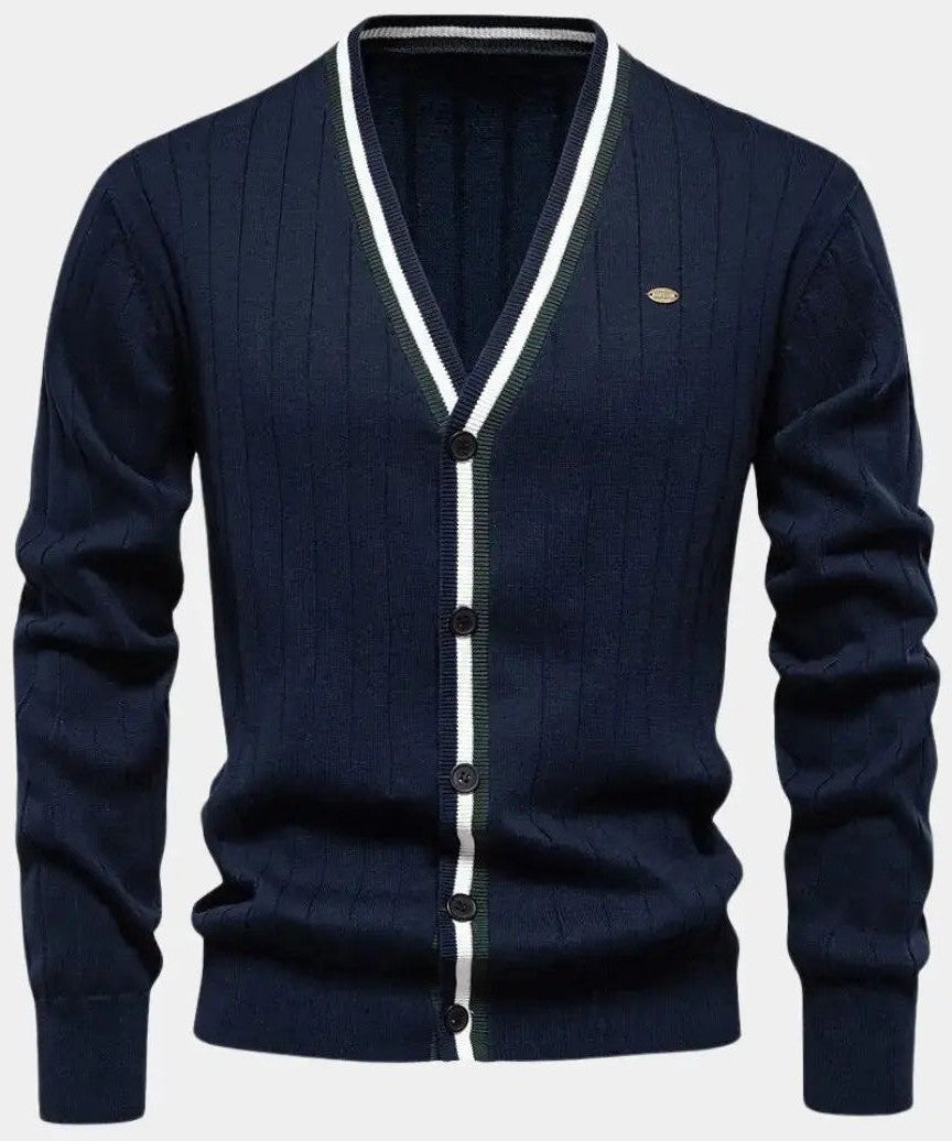 Oliver | Baumwollpullover mit Knöpfen