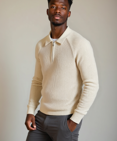 Peter | Sweatshirt mit Reißverschluss und