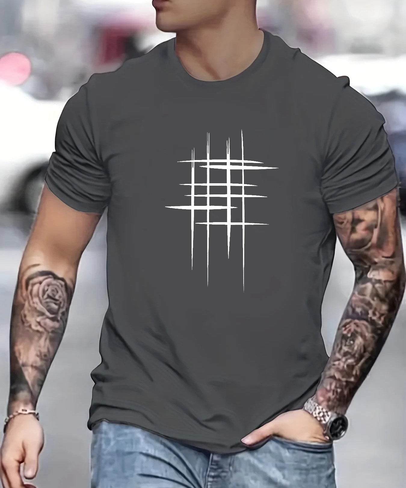 Frédéric | Elegantes Rundhals-T-Shirt mit