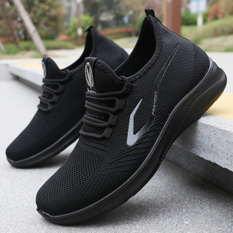 Ultra-Komfort Atmungsaktive Schuhe: Schwarz — Sport-Klasse