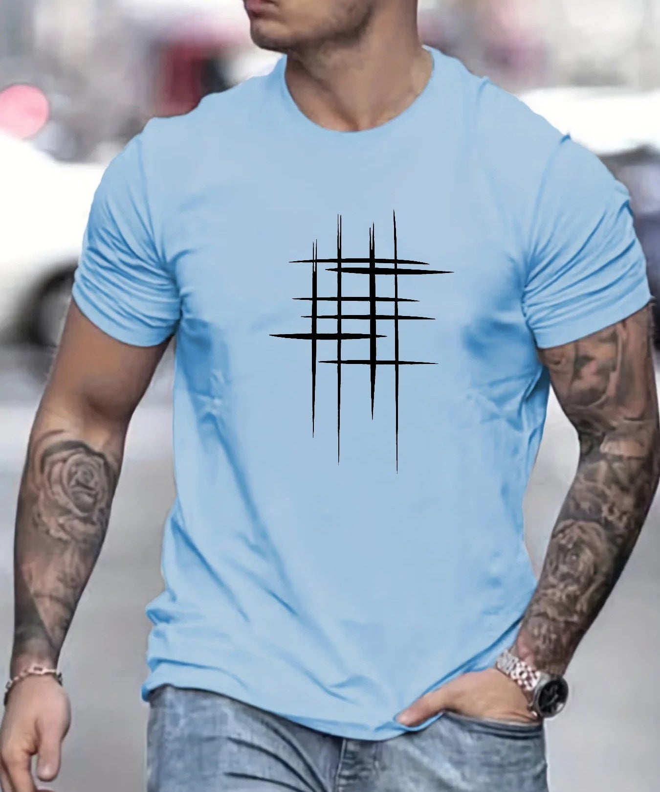 Frédéric | Elegantes Rundhals-T-Shirt mit