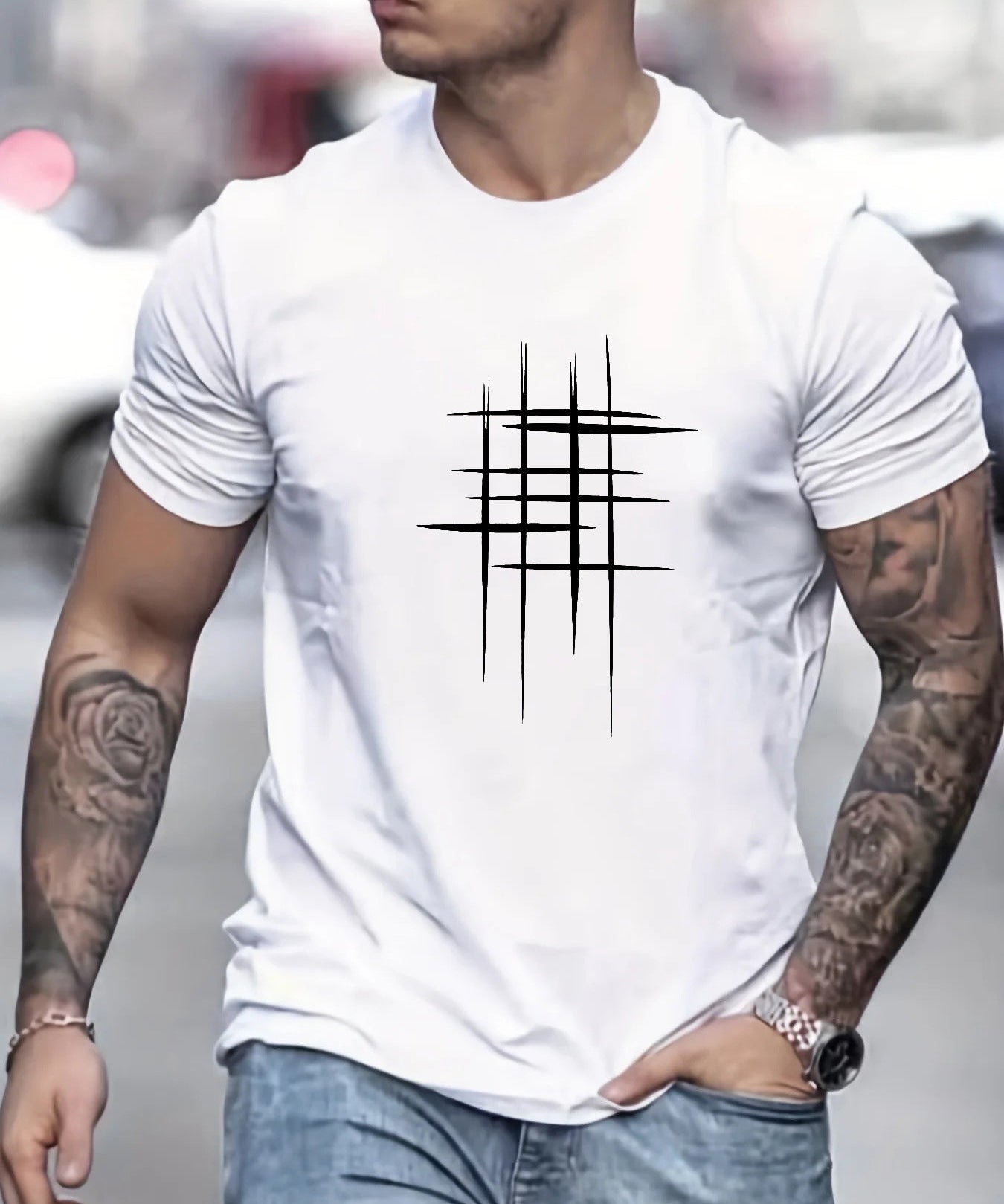 Frédéric | Elegantes Rundhals-T-Shirt mit