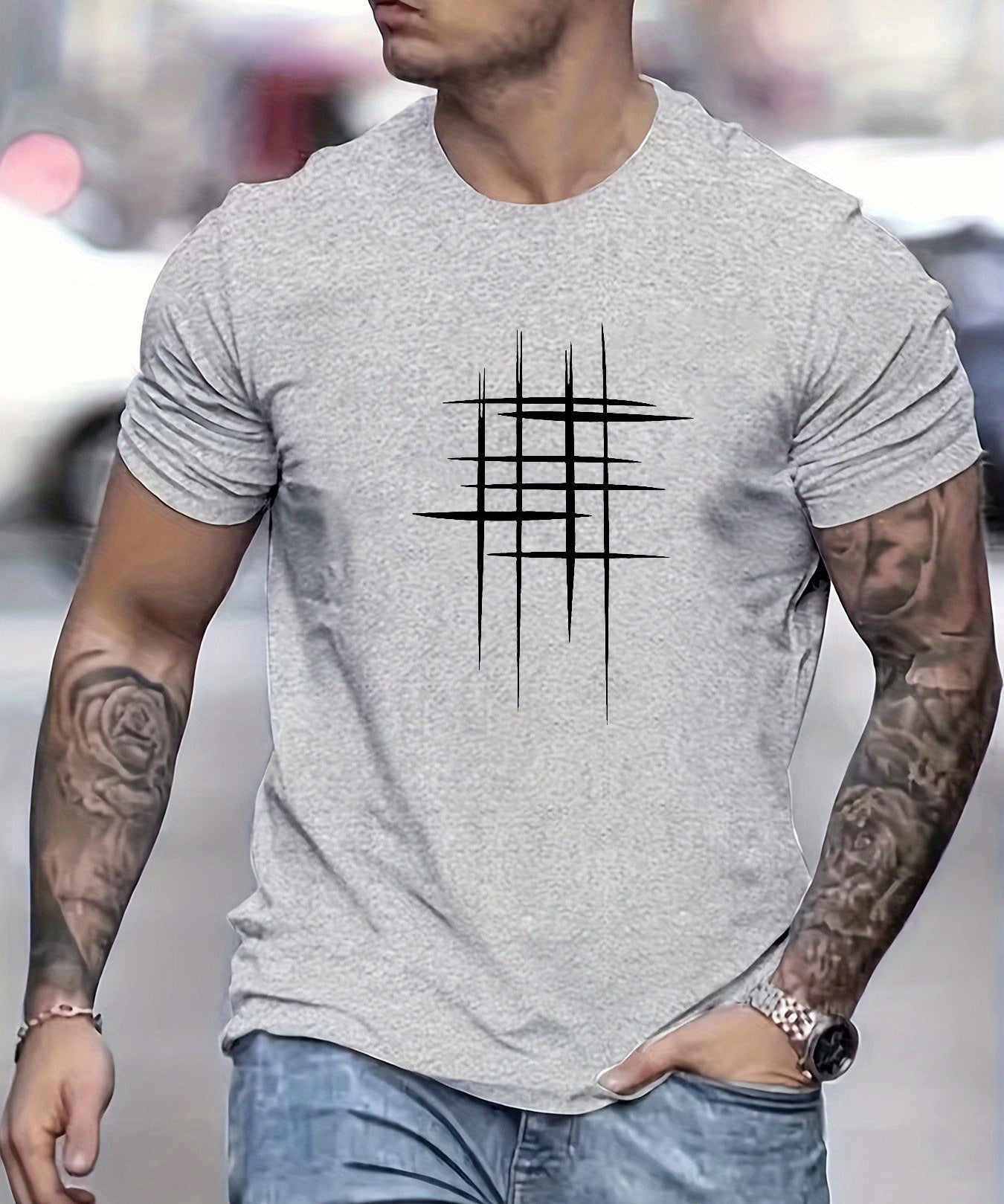 Frédéric | Elegantes Rundhals-T-Shirt mit