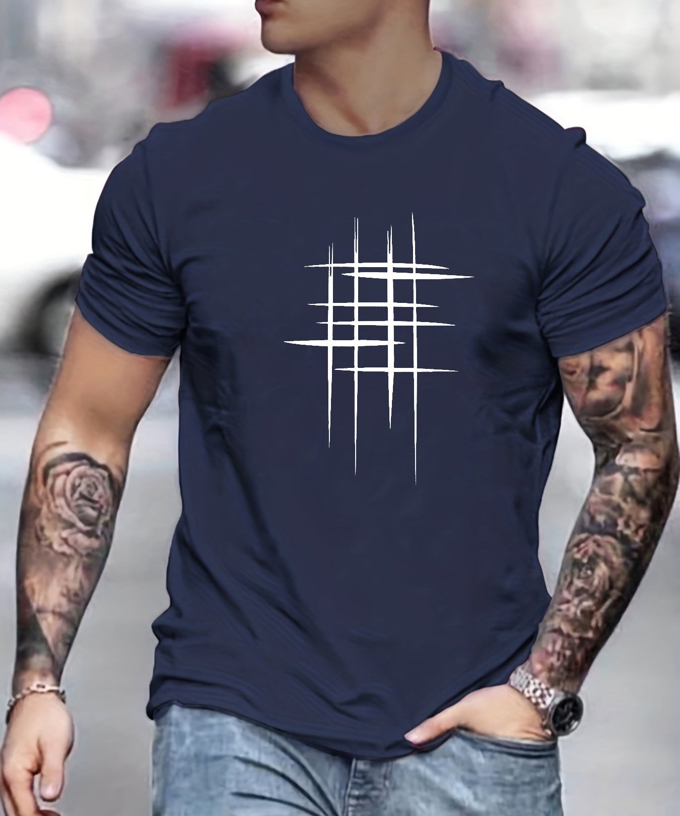 Frédéric | Elegantes Rundhals-T-Shirt mit