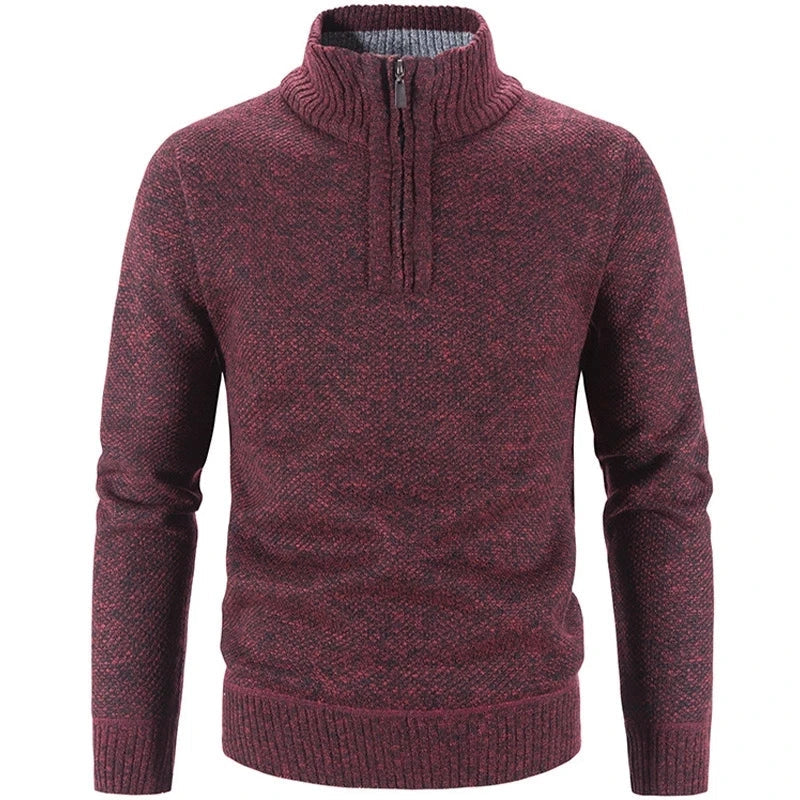 Aymeric | Pullover mit halbem Reißverschluss