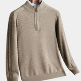 Vilhelm | Basic Pullover mit Halb-Zip