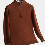 Vilhelm | Basic Pullover mit Halb-Zip