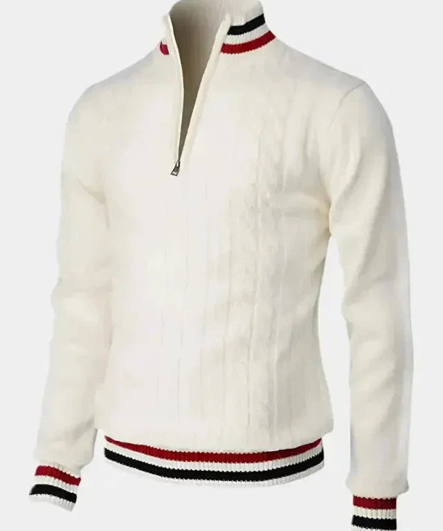 William | Basic Pullover mit Stehkragen