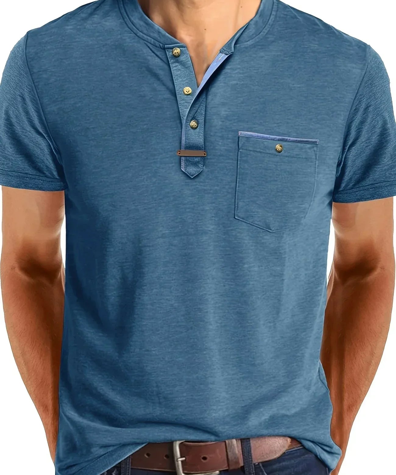 Geoffroy | Elegantes Rundhals-T-Shirt mit