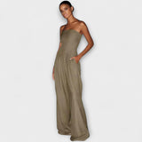Amélie - Eleganter Strapless Jumpsuit