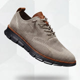 Ultra-Komfort Atmungsaktive Schuhe: Khaki-Schwarz