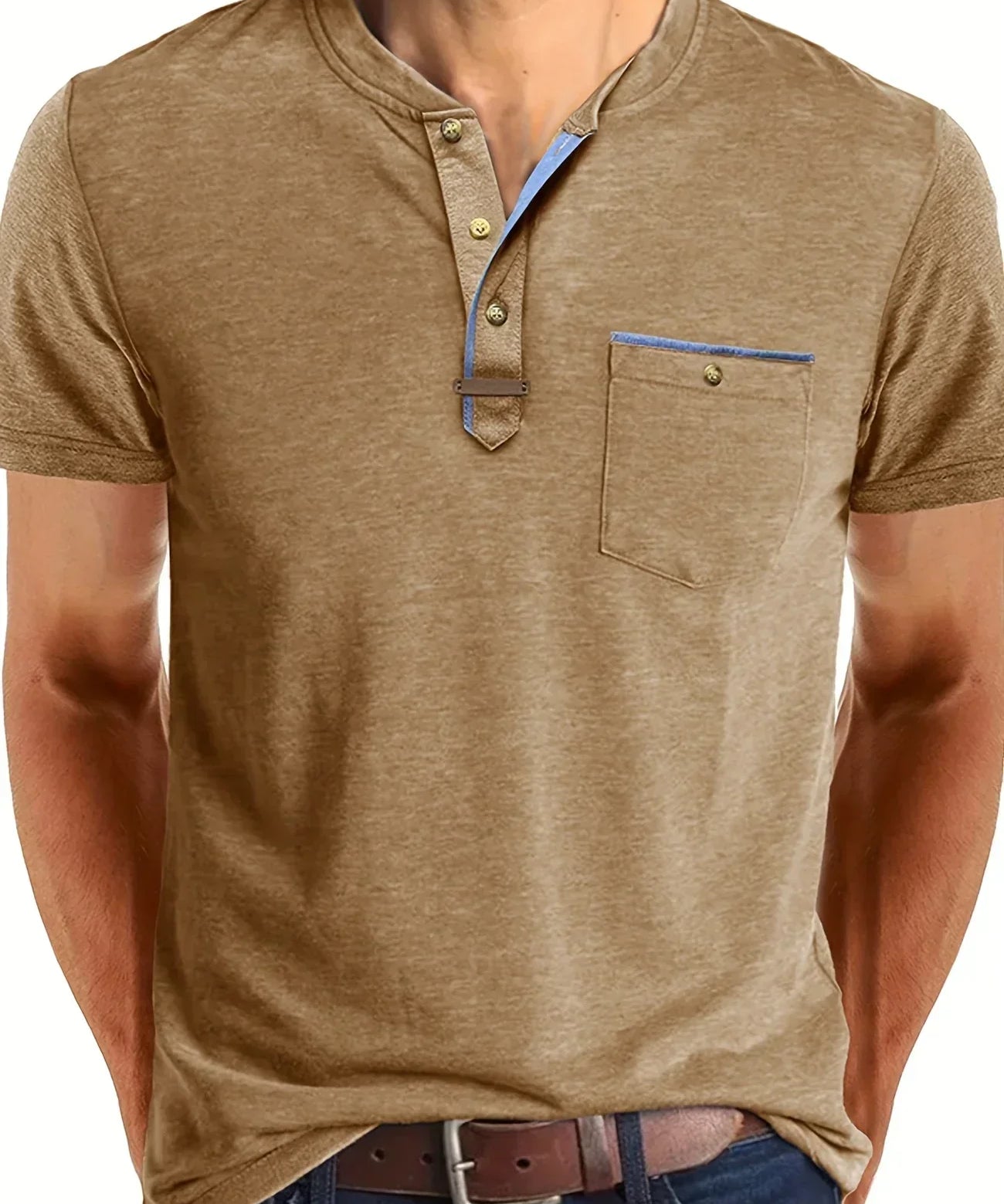 Geoffroy | Elegantes Rundhals-T-Shirt mit