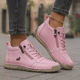 Mila  – Komfortable orthopädische Sneakers + Reissverschluss